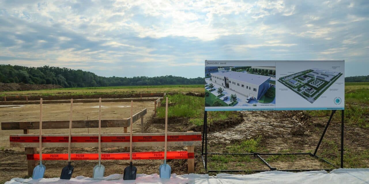 Zagreb: Premijer Plenković na svečanosti otvaranja gradilišta za izgradnju postrojenja Imunološkog zavoda