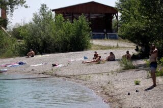 Velika Gorica: Unato? zabrani gra?ani potra�ili osvje�enje na jezeru Novo ?i?e