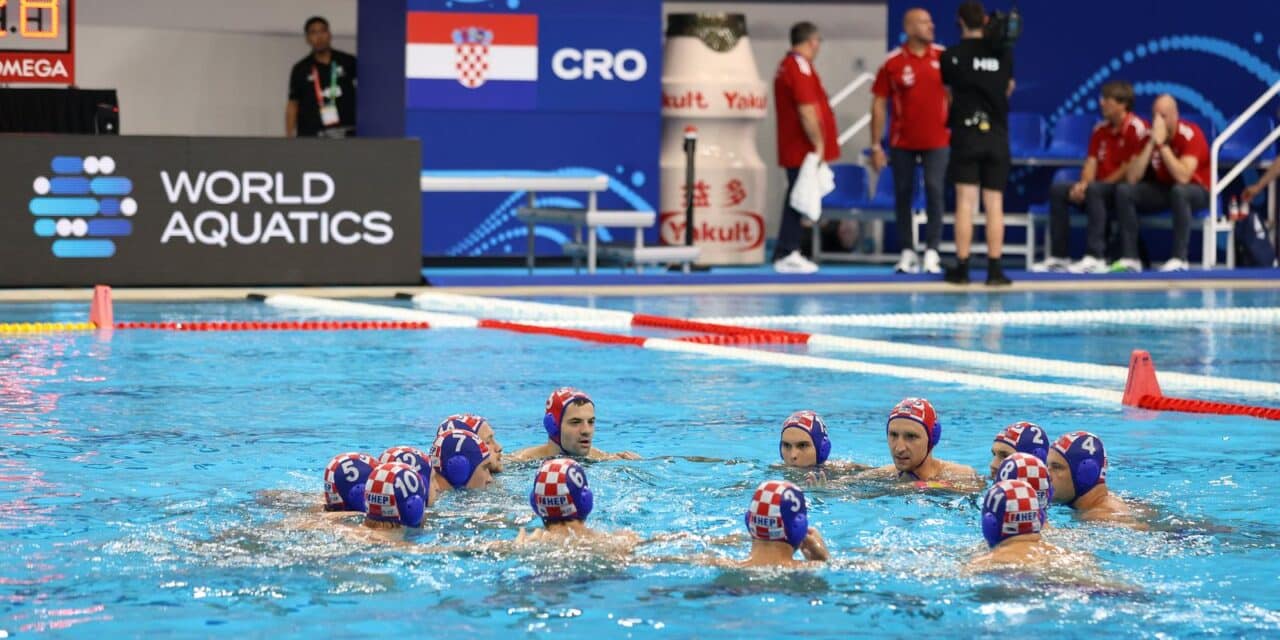 Svjetsko prvenstvo u vodenim sportovima – Singapur 2025., vaterpolo, Kina  – Hrvatska