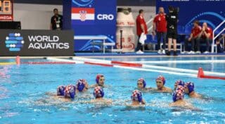 Svjetsko prvenstvo u vodenim sportovima – Singapur 2025., vaterpolo, Kina  – Hrvatska