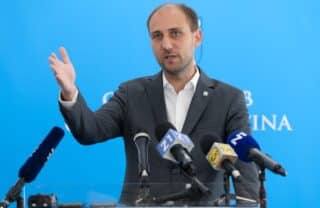 Zagreb: Predsjednik gradske skupštine Matej Mišić održao konferenciju za medije