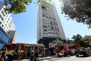 Zagreb: Vatrogasci ugasili požar u stanu nebodera na 11. katu na Trešnjevci