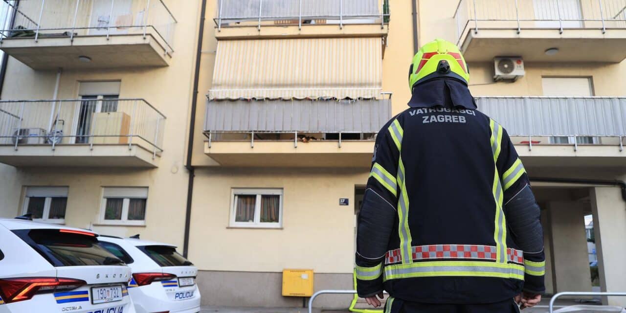 Zagreb: Jedna osoba smrtno stradala u požaru stana na Kajzerici