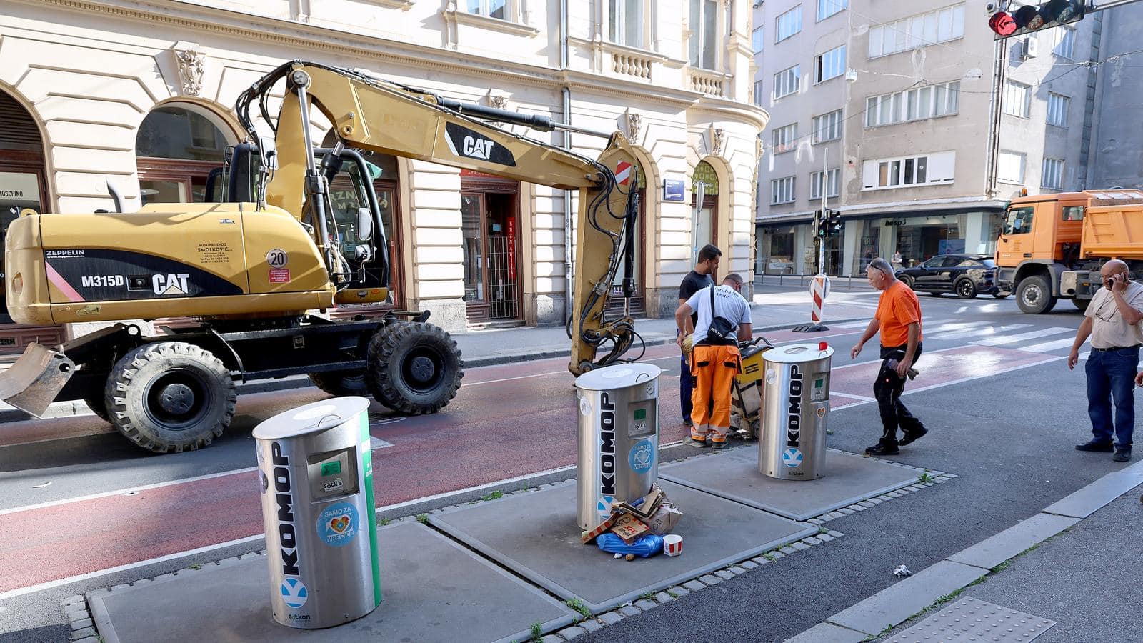 Zagreb: Masarykova zatvorena za promet zbog ugradnje podzemnih spremnika