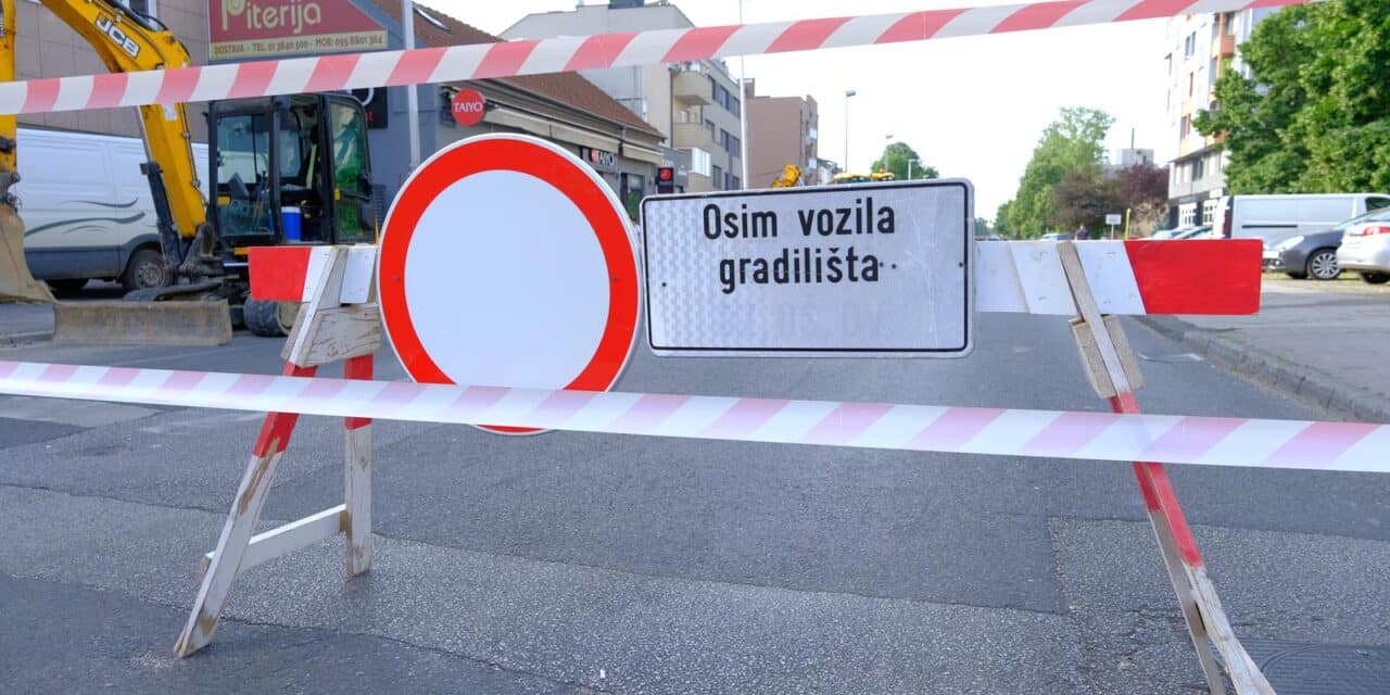 Zagreb: Zbog radova zatvorena je Selska od Ozaljske do Zagrebačke avenije