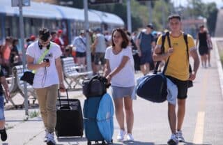 Dio turista stigao je u Split vlakom iz Budimpešte