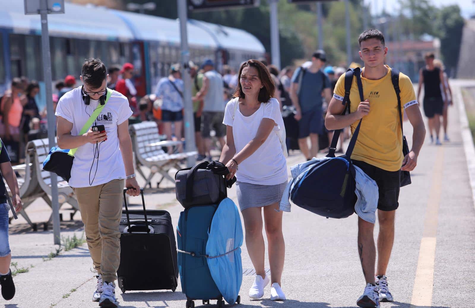 Dio turista stigao je u Split vlakom iz Budimpešte