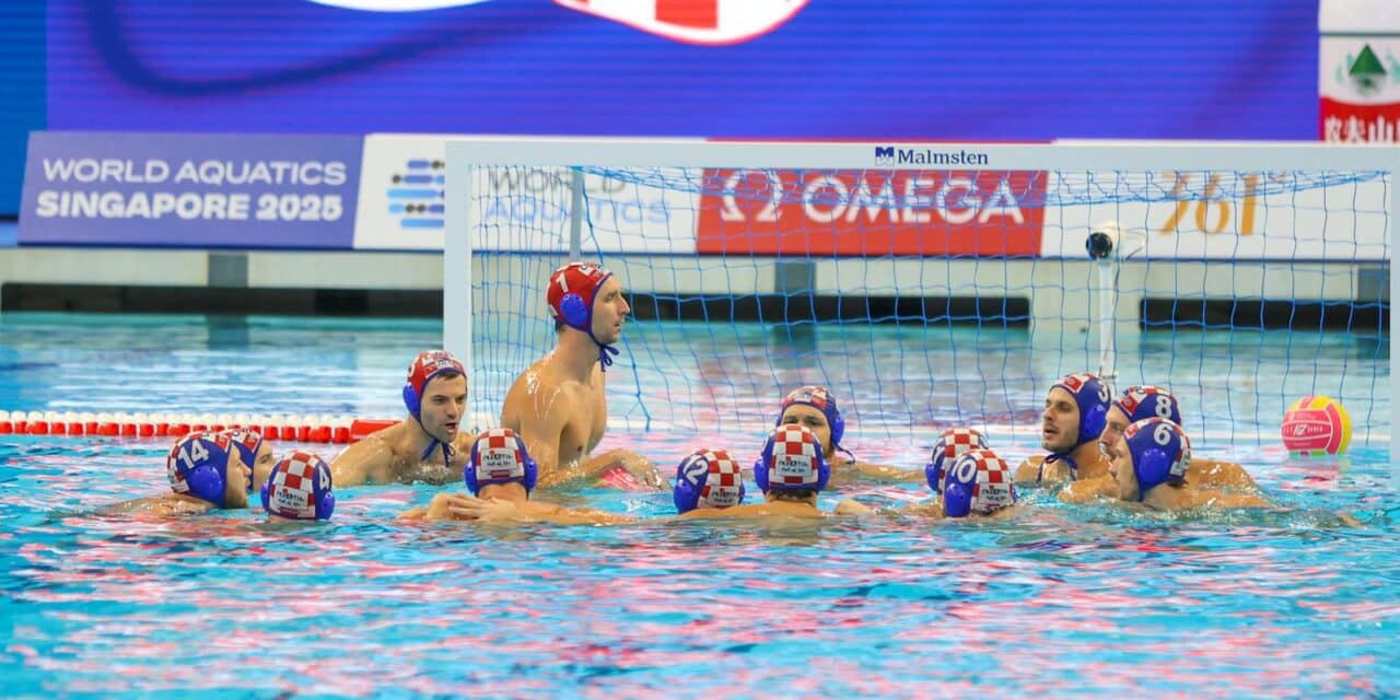 Singapur: Svjetsko prvenstvo u vaterpolu, Hrvatska – Crna Gora