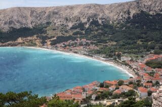 Pogled na Bašku s Mjesečevog platoa