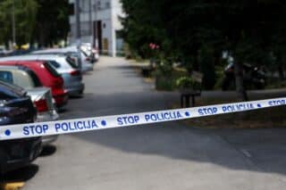Zagreb: Policijski očevid u Odakovoj ulici