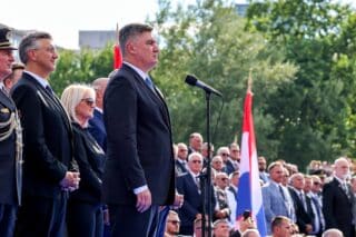 Zagreb: Predsjednik Milanović pozdravio vojsku na obilježavanju 30 godina VRO Oluja