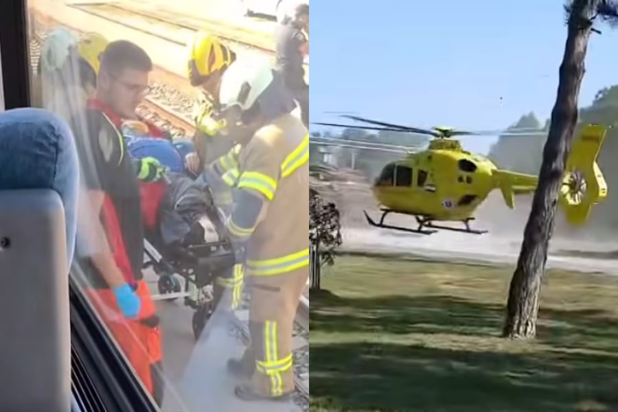 Muškarac pao pod vlak u Ivanić-Gradu, na intervenciju stigao i helikopter