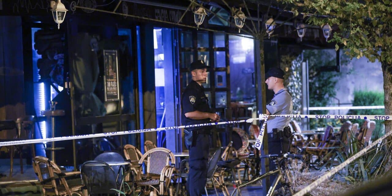 03.08.2025., Zagreb - Policijski ocevid u ugostiteljskom objektu na adresi Hrvatskog sokola 55.