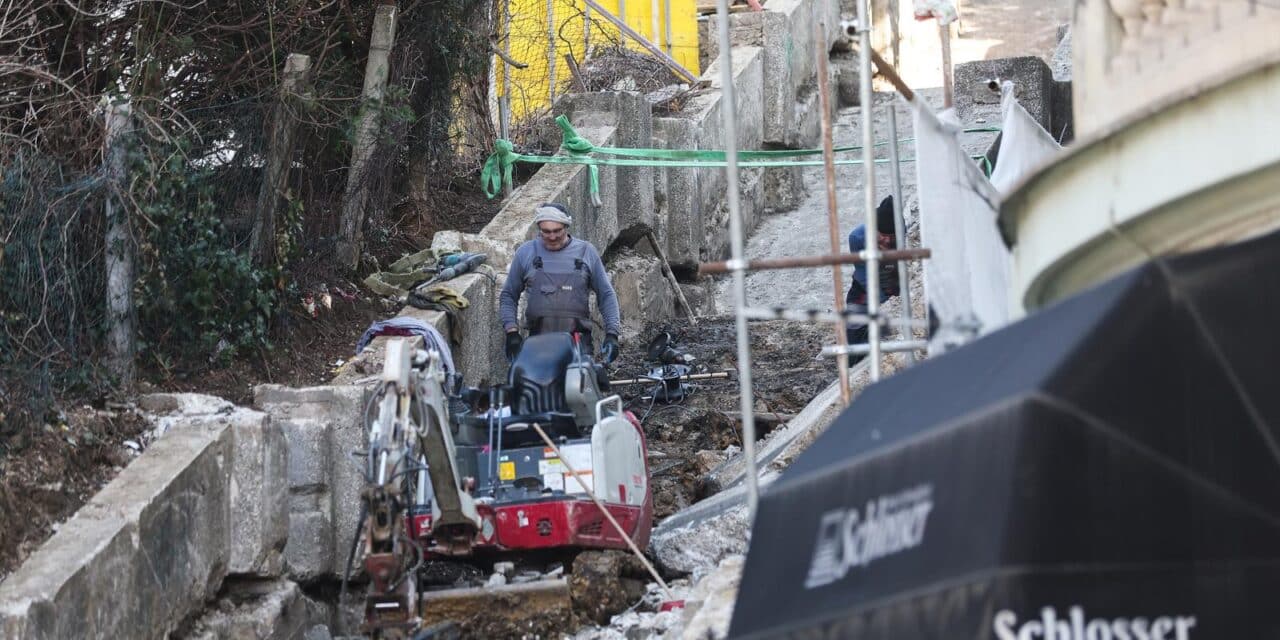 Zagreb: U tijeku je rekonstrukcija Schlosserovih stuba
