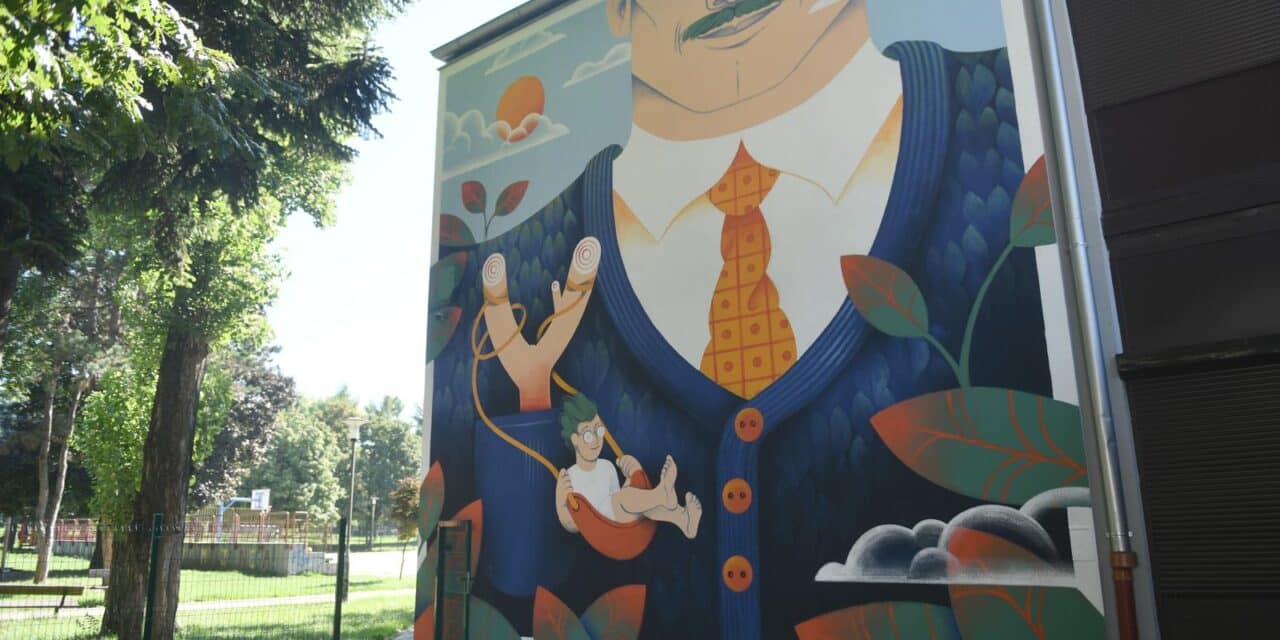 Zagreb: Mural umjetnice Tee Jurišić na OŠ Petra Preradovića