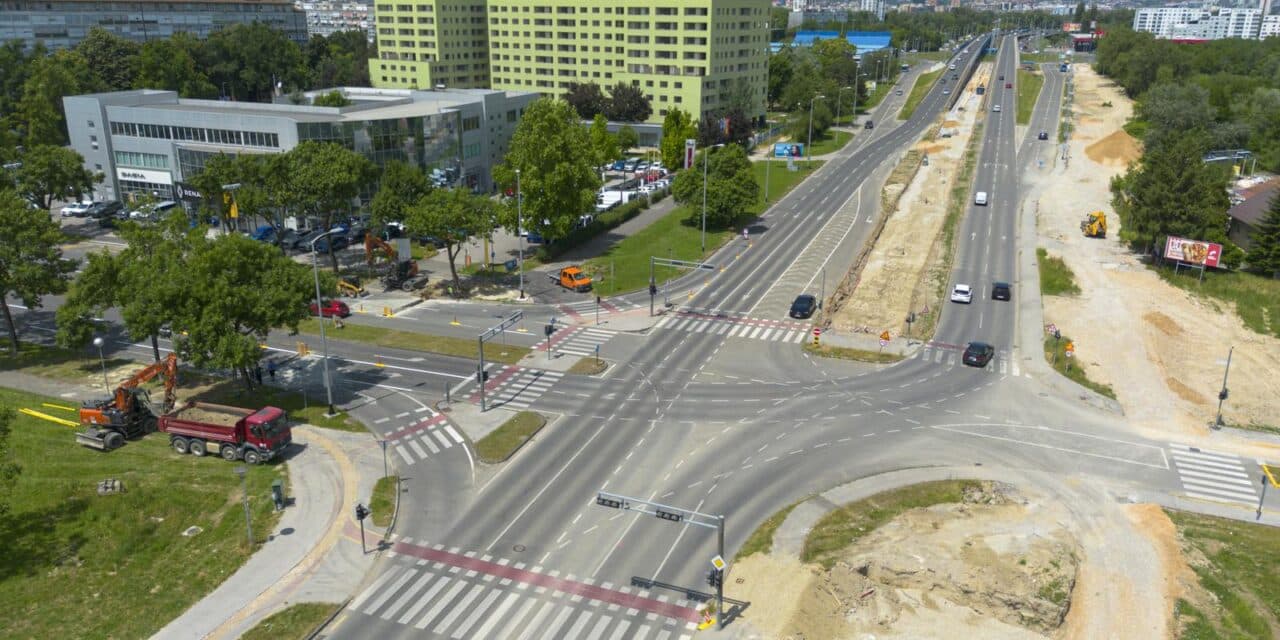 Zagreb: Radovi u Sarajevskoj snimljeni iz zraka