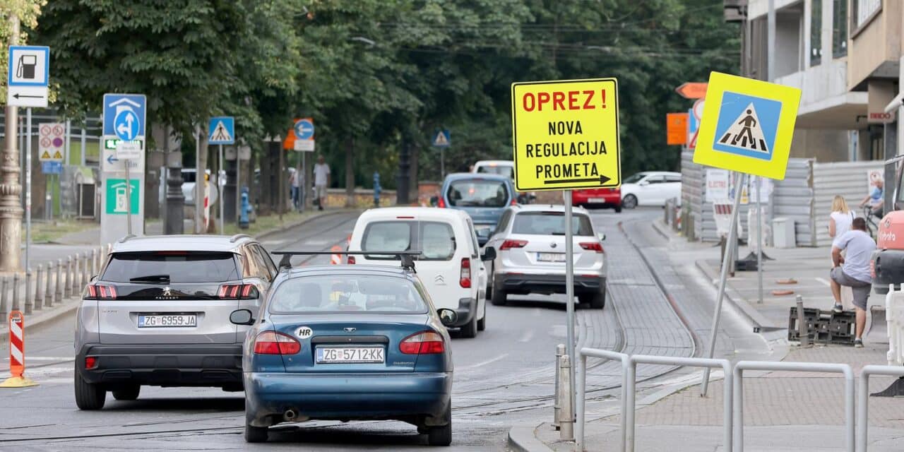 Zagreb: Ribnjakom umjesto tramvaja voze autobusi, a ostali promet u smjeru sjevera odvija se obilaznim pravcima