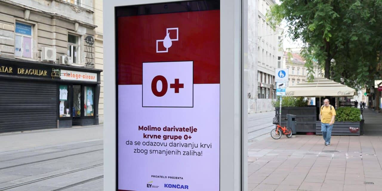 Hrvatski zavod za transfuzijsku medicinu poziva građane svih krvnih grupa da tijekom ljeta daruju krv