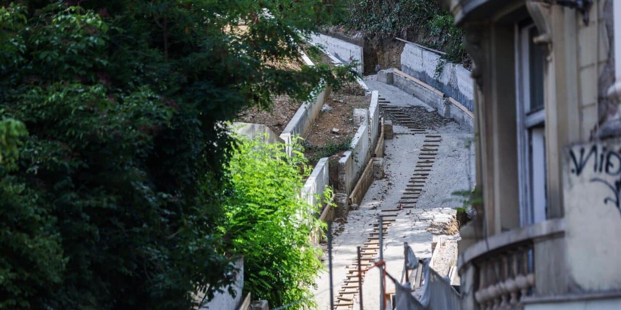Zagreb: Traju radovi obnove Schlosserovih stuba
