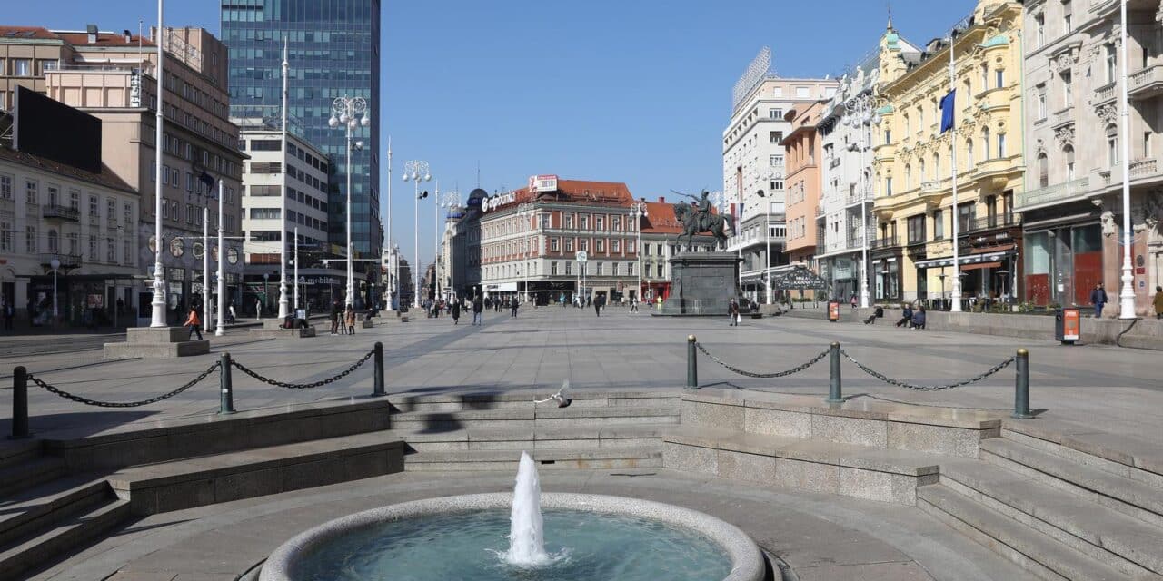 Trg bana Jelačića Gubitak stanovništva sadržaj tranzitna točka