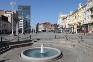 Trg bana Jelačića Gubitak stanovništva sadržaj tranzitna točka