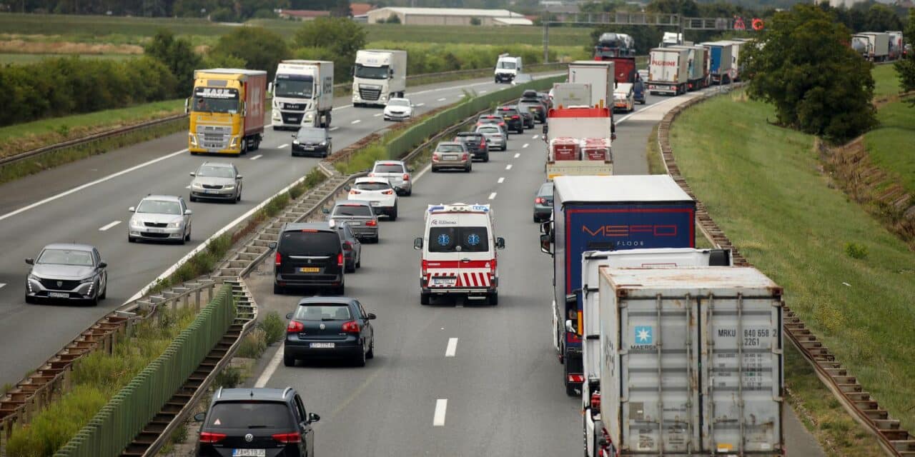 Zagreb: Gužva na obilaznici zbog prometne nesreće