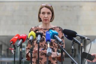 Zagreb: Dinka �ivalj, glasnogovornica Gradske uprave, o situaciji u Klini?koj bolnici Sveti Duh