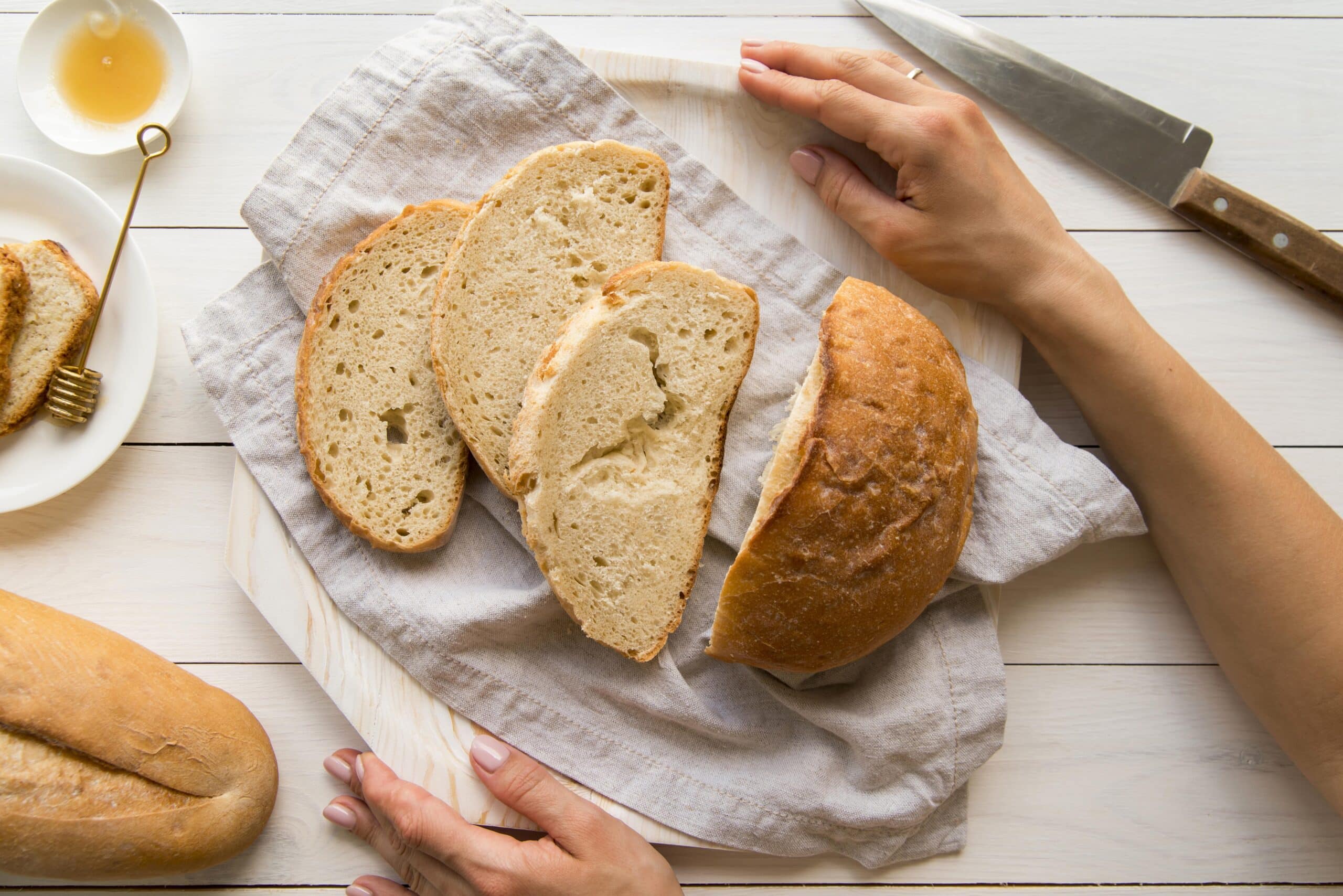 Jednostavan recept za brzi kruh od brašna jogurta i praška za pecivo