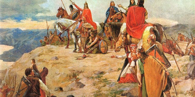 Oton_Ivekovic,_Dolazak_Hrvata_na_Jadran