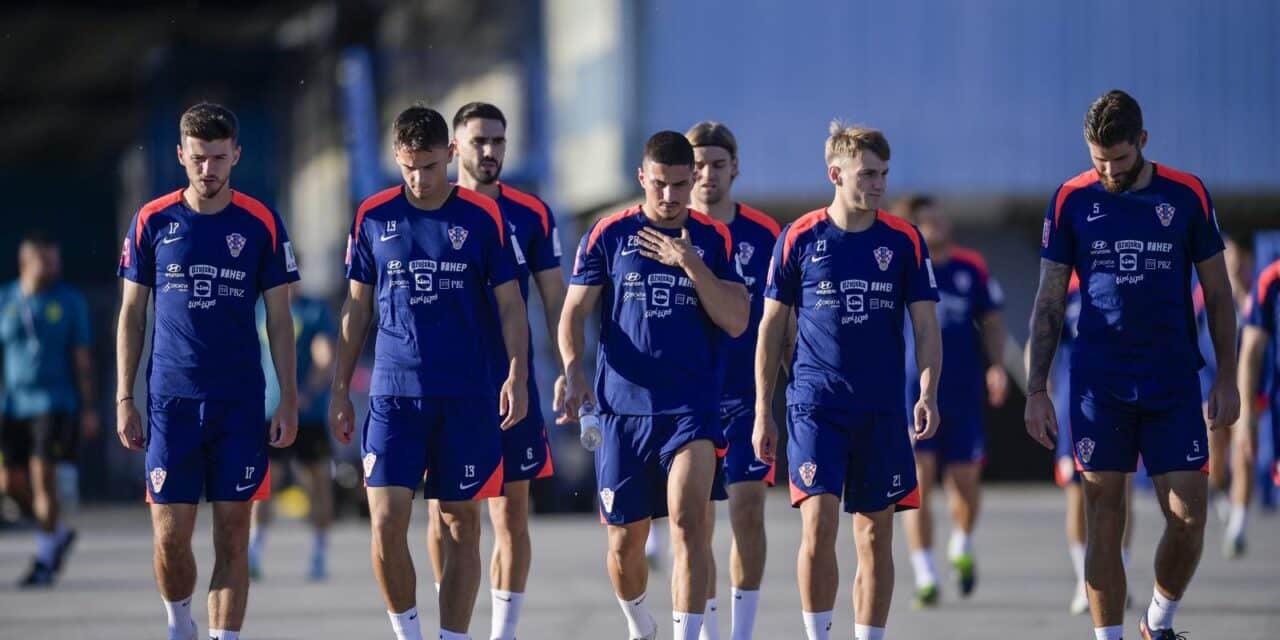 Zagreb: Trening hrvatske nogometne reprezentacije