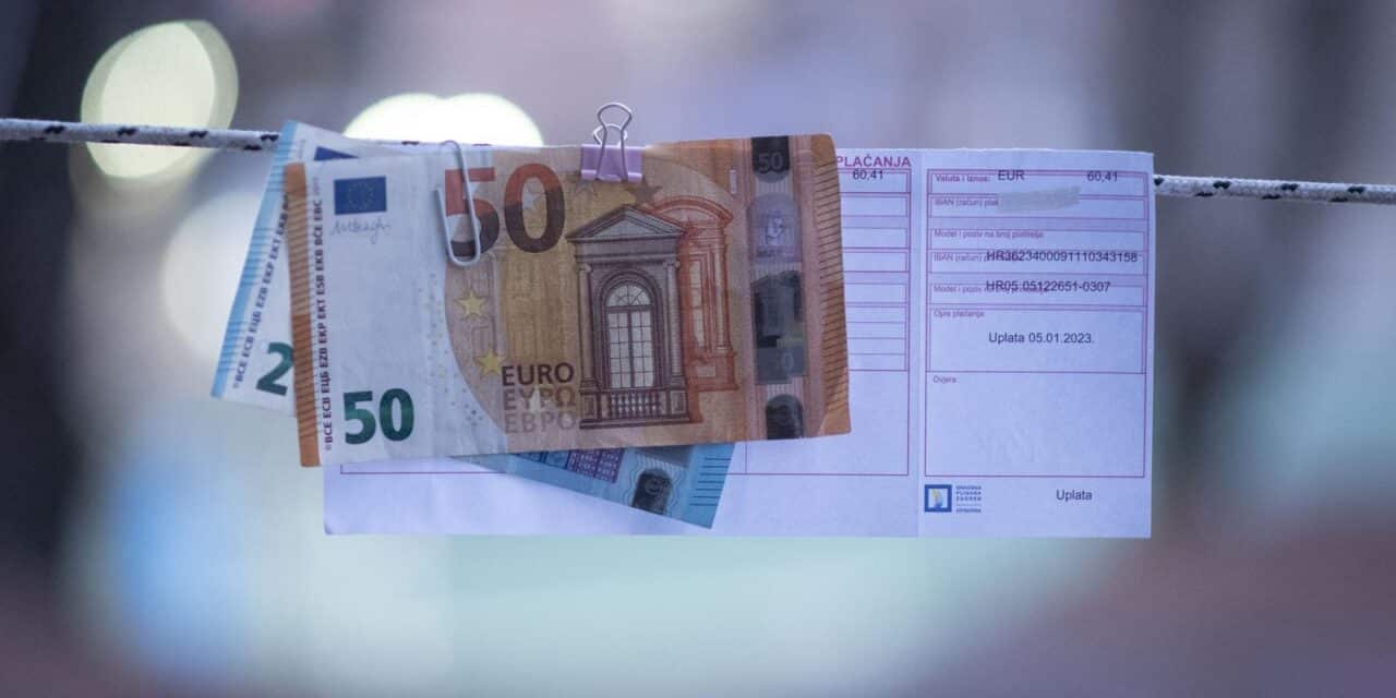 Cijena računa za plin iskazana u eurima