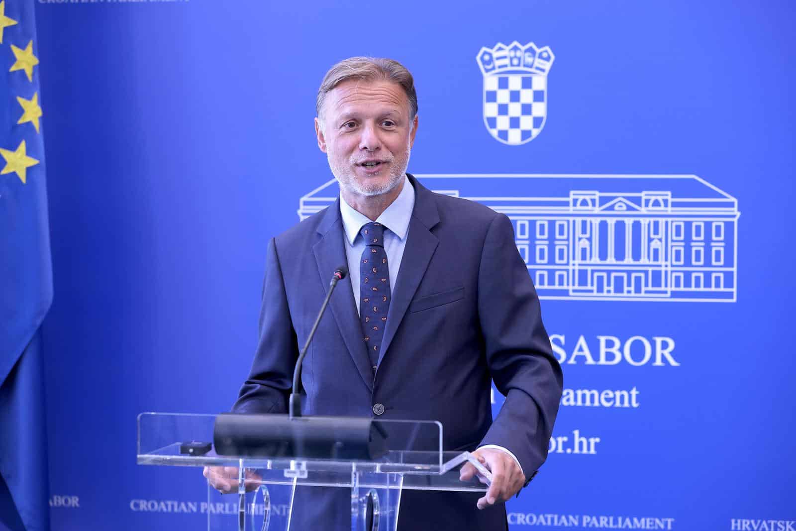 Zagreb: Konferencija za medije Gordana Jandrokovića nakon sjednice Predsjednistva Sabora