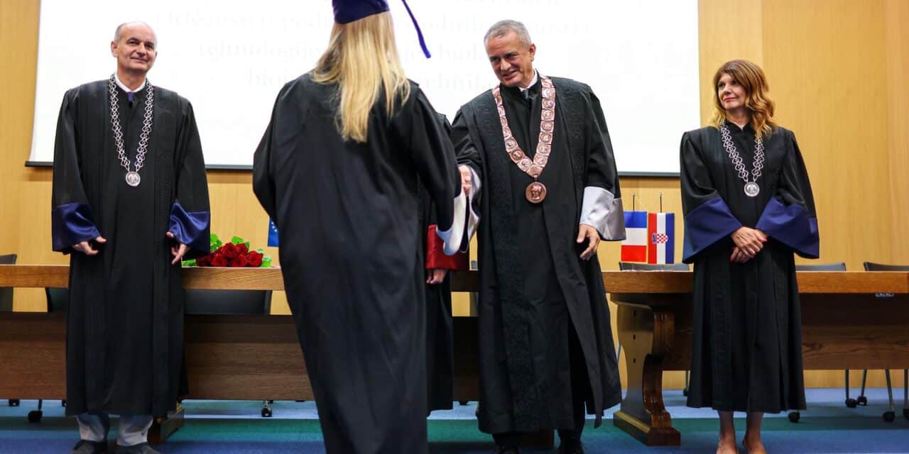 Zagreb: Dodjela diploma studentima diplomskoga studija Sveučilišta u Zagrebu i Sveučilišta u Orléansu