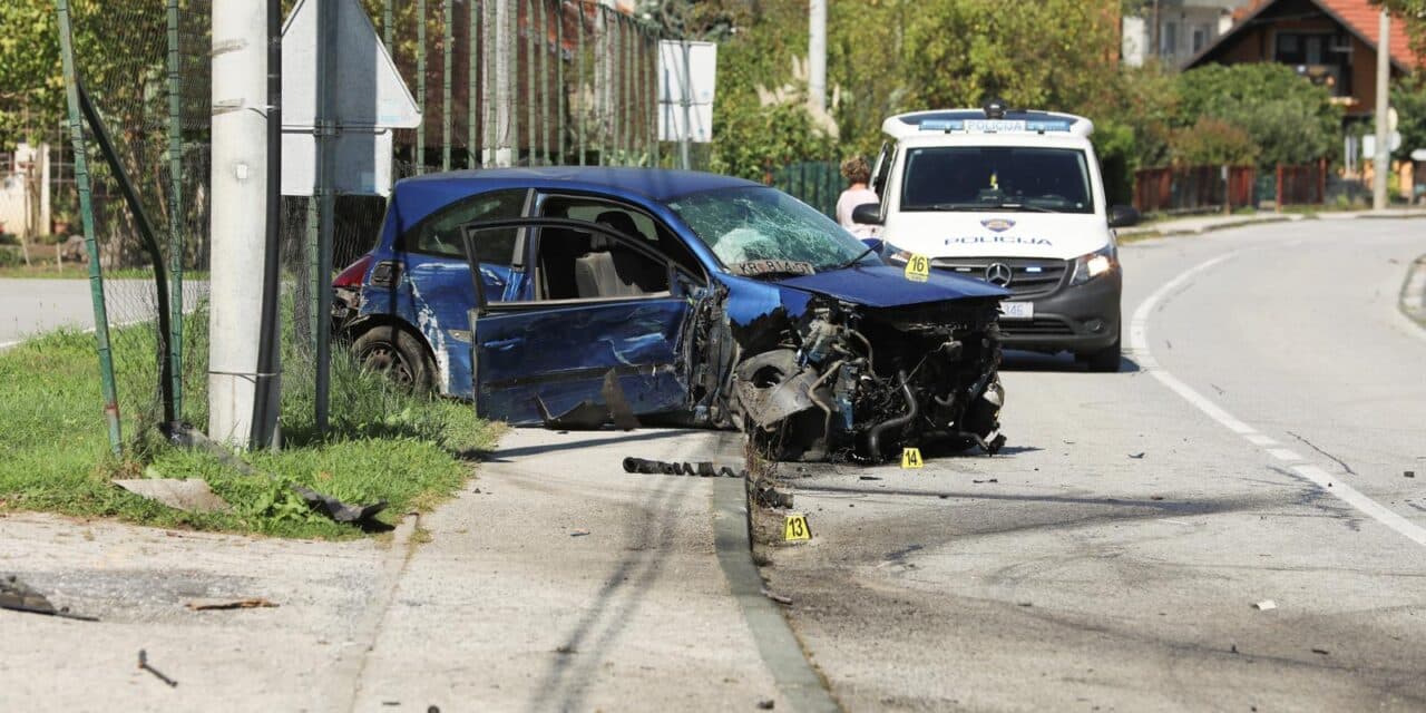 Prometna nesreća na županijskoj cesti od Zaboka prema Grabrovcu
