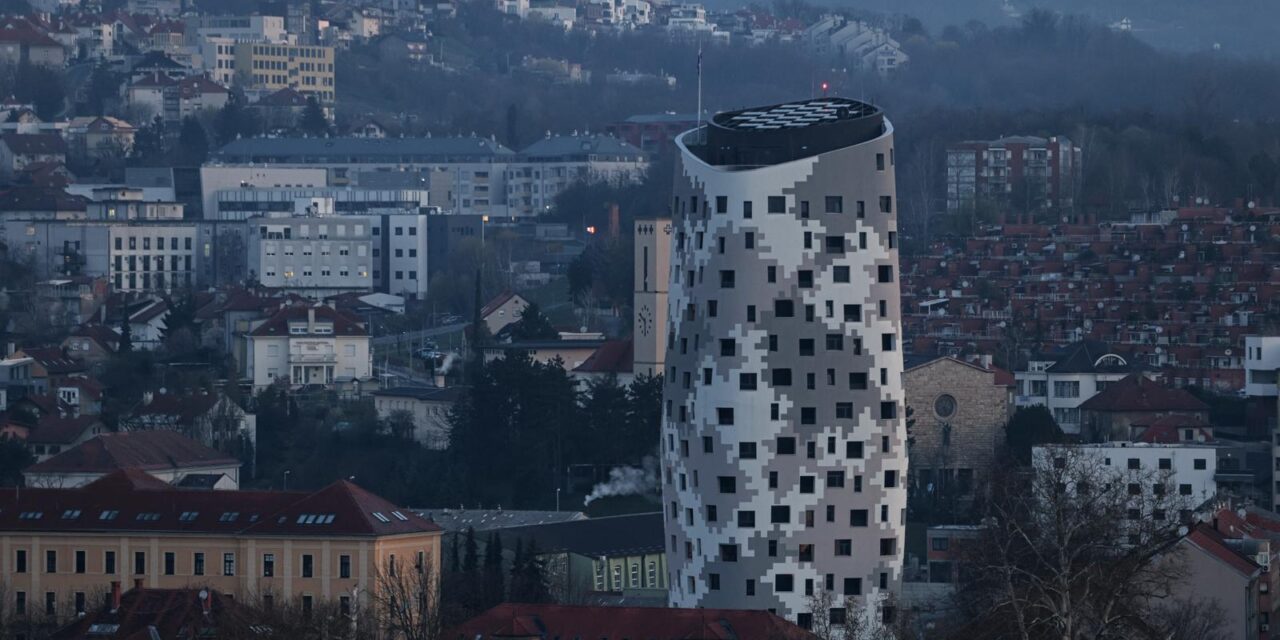 Prva proljetna zora nad Zagrebom