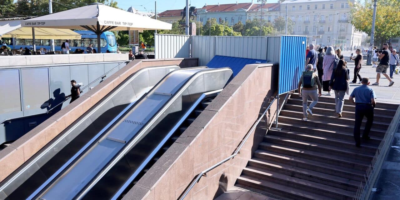 Zagreb: Počinje zamjena pokretnih stepenica u Importanne centru