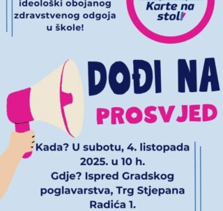 Karte na stol roditelji zdravstveni odgoj Grad Zagreb povjerenstvo kurikulum prosvjed roditeljska prava Ustav RH
