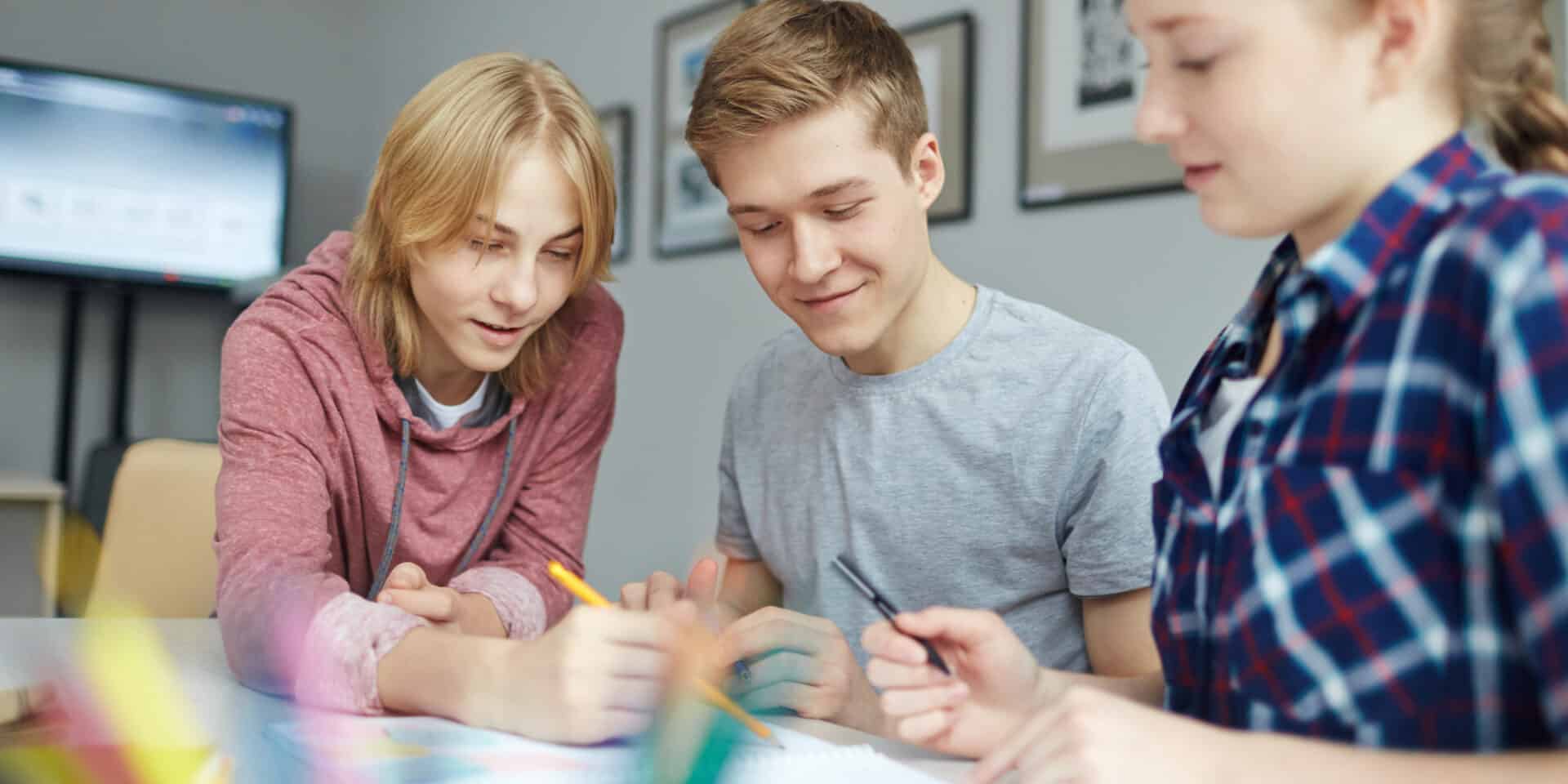 Discussion of students
