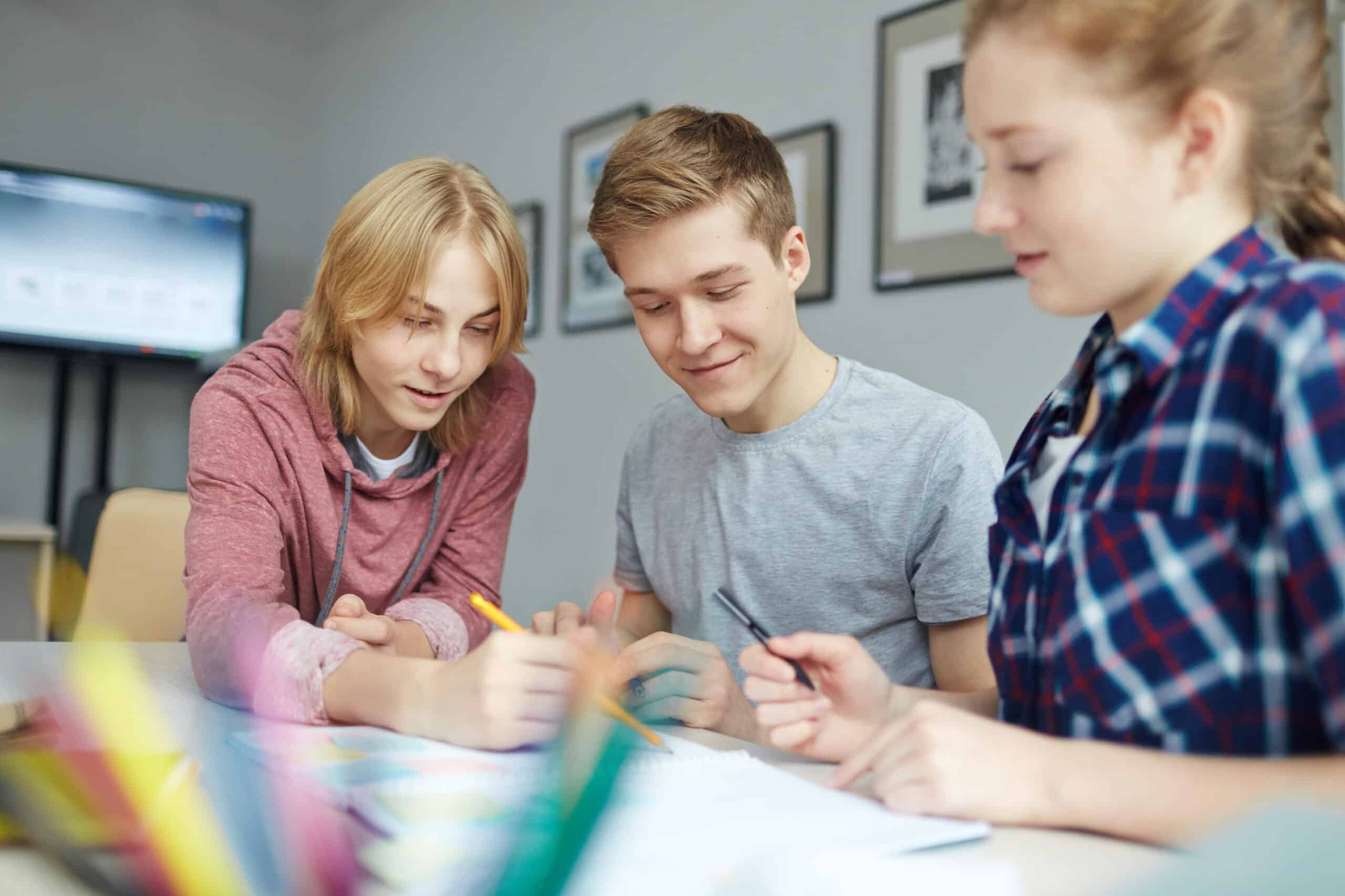 Discussion of students