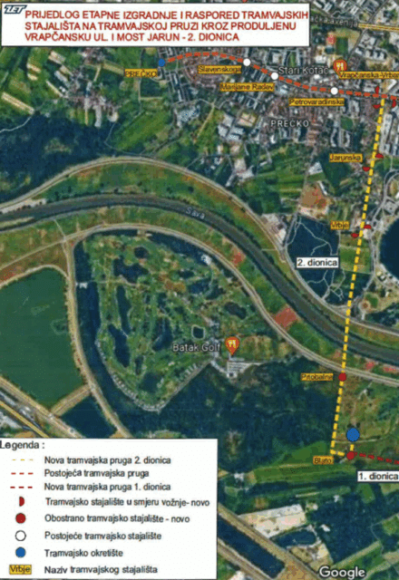 Zagreb Vatikanska ulica tramvajska pruga ZET bolnica Blato jarunski most Tomislav Tomašević urbanizam