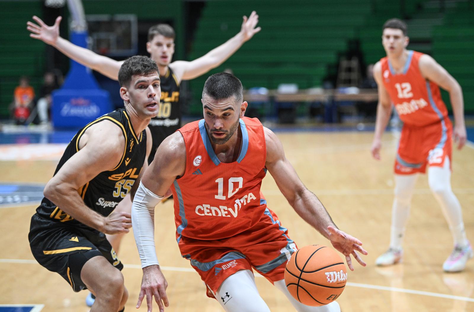 Zagreb: KK Cedevita Junior i KK Split susreli se u 3. kolu prvenstva Hrvatske
