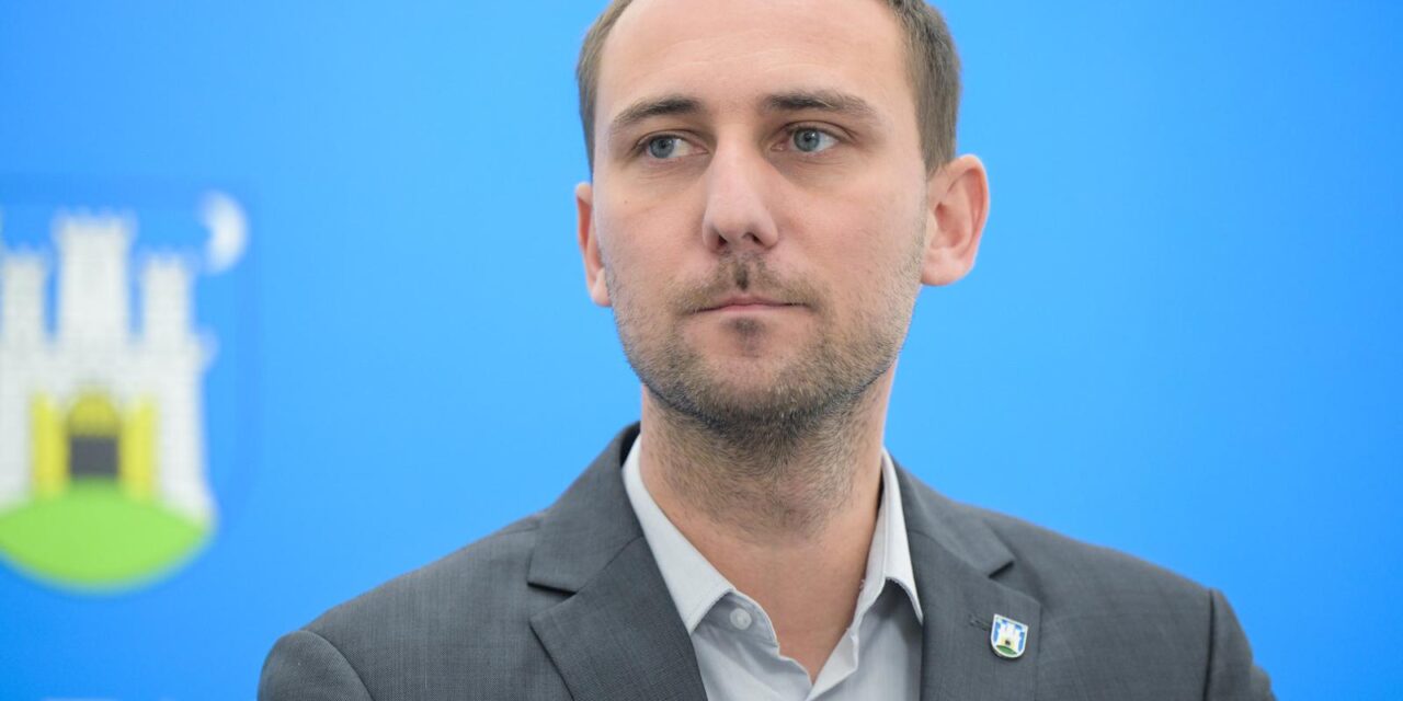 Zagreb: Konferencija za medije predsjednika Gradske skupštine Mateja Mišića