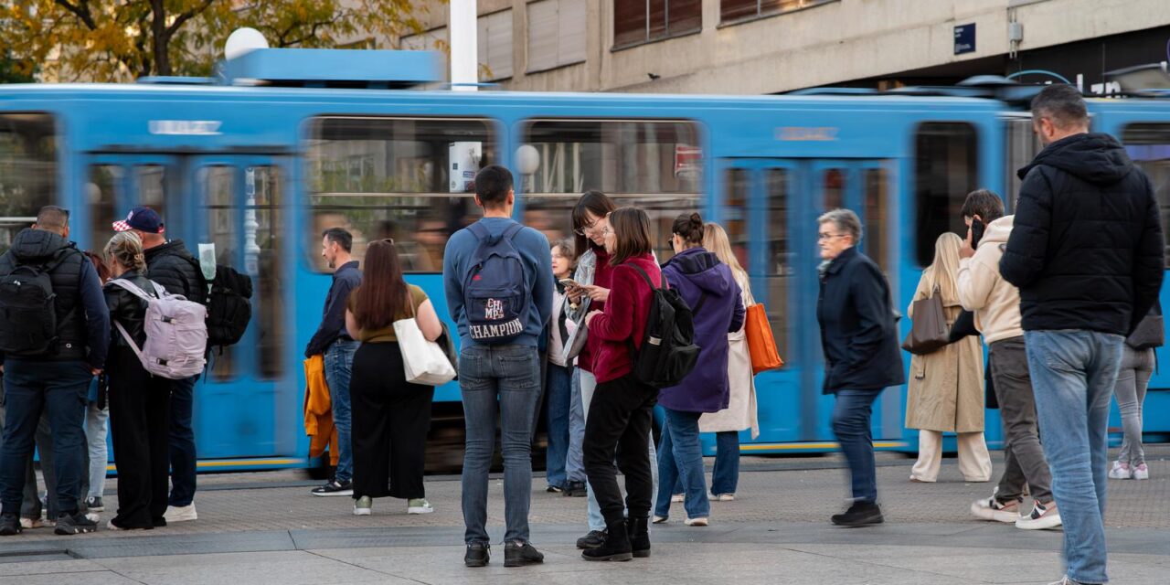 Popodnevna atmosfera u centru Zagreba