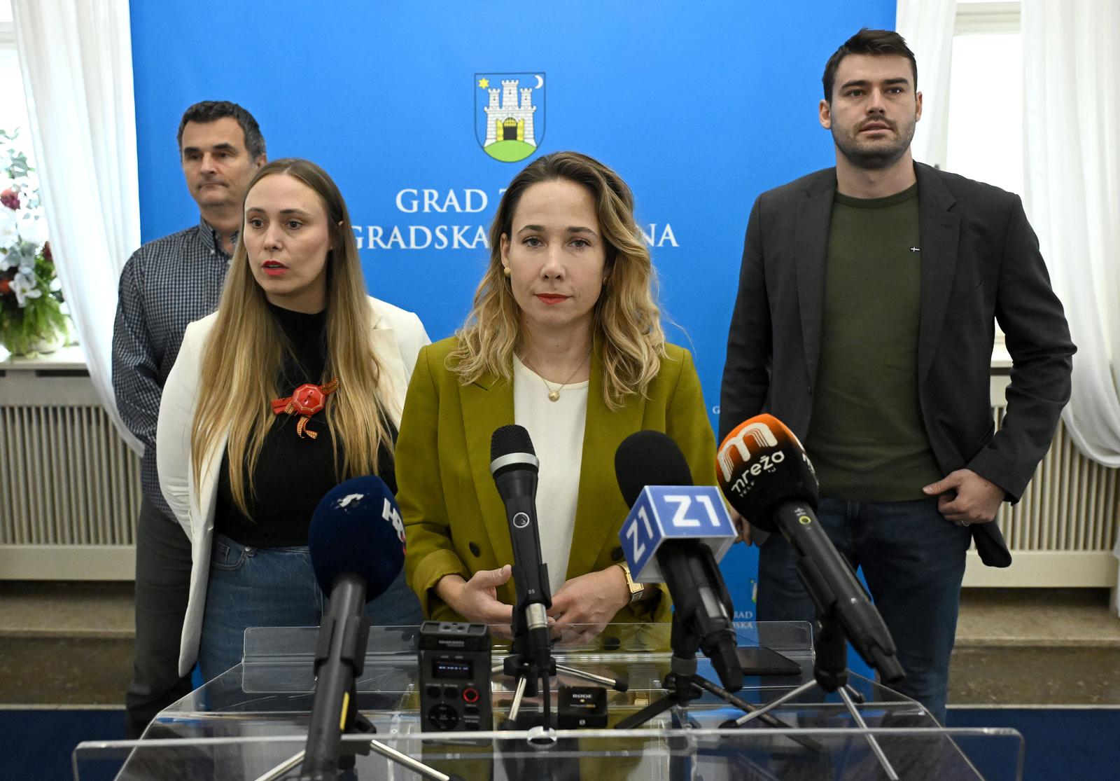 Zagreb: Marija Selak Raspudic odrzala konferenciju za medije