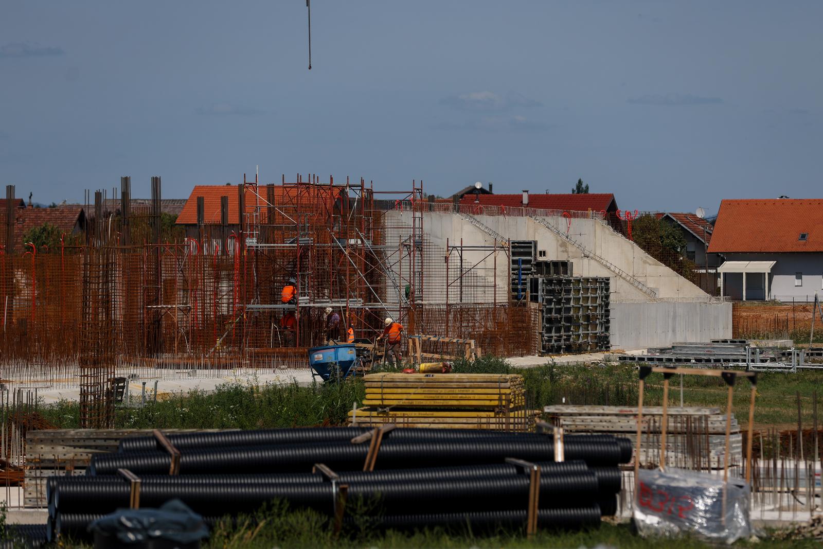 Velika Gorica: Radovi na izgradnji nogometnog kampa Hrvatskog nogometnog saveza