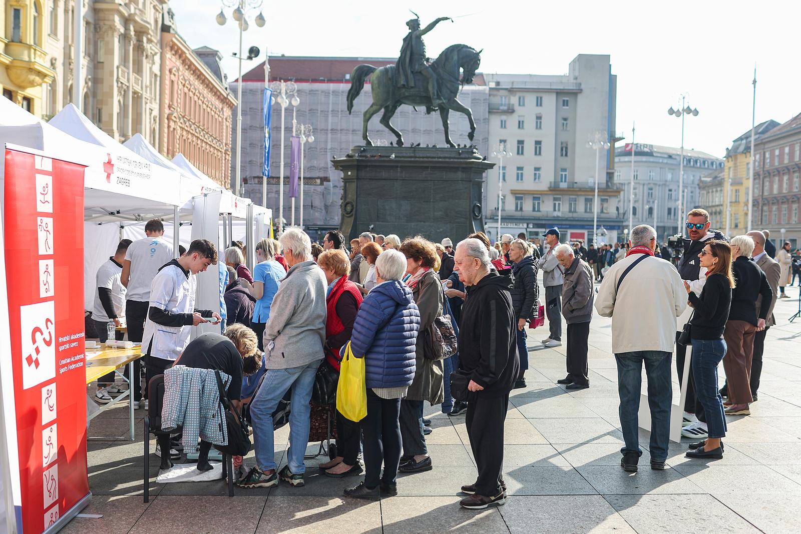 Zagreb: Javnozdravstvena akcija Zdravlje na duge staze � Prvi korak