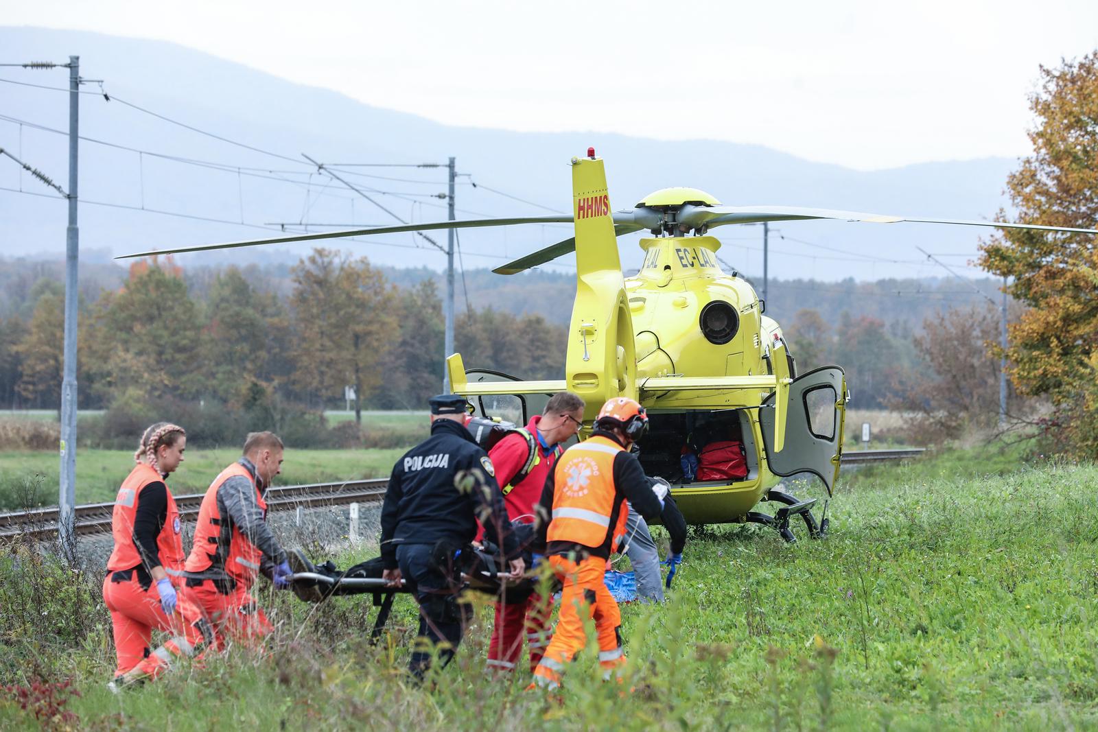 U prometnoj nesreći kod Velikog Trgovišća ozlijeđeni su prevezeni helikopterom