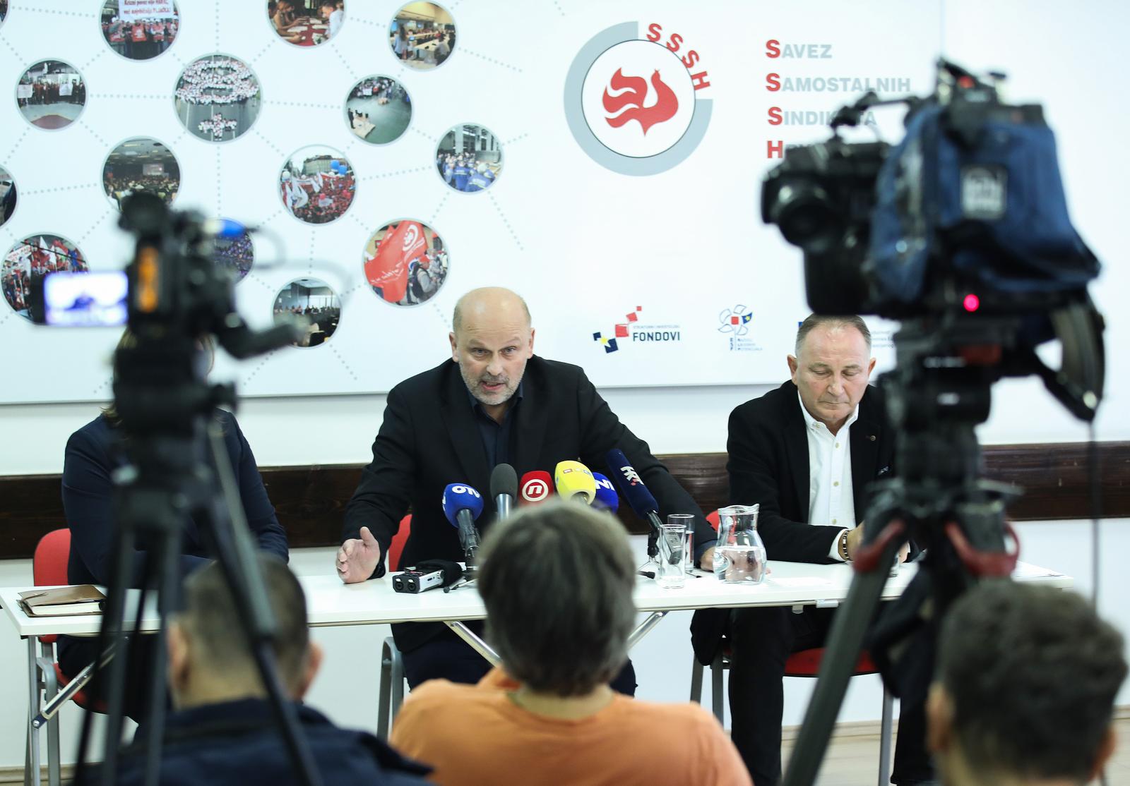 Zagreb: Konferencija za medije o minimalnoj plaći za 2026. godinu