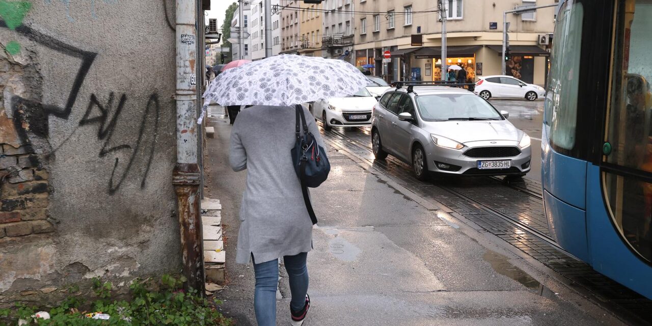 Zagreb: Ciklona donijela kišu i nestabilno vrijeme