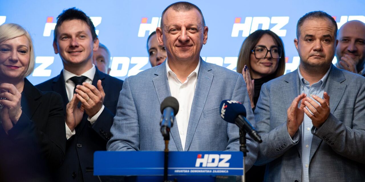 Zagreb: Kandidat za Predsjednika GO HDZ-a Ivan Matijević dao izjavu za medije